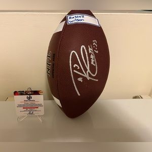 ❤️50%OFF❤️ Russell Wilson Seattle Seahawks Signed Autograph NFL Football COA